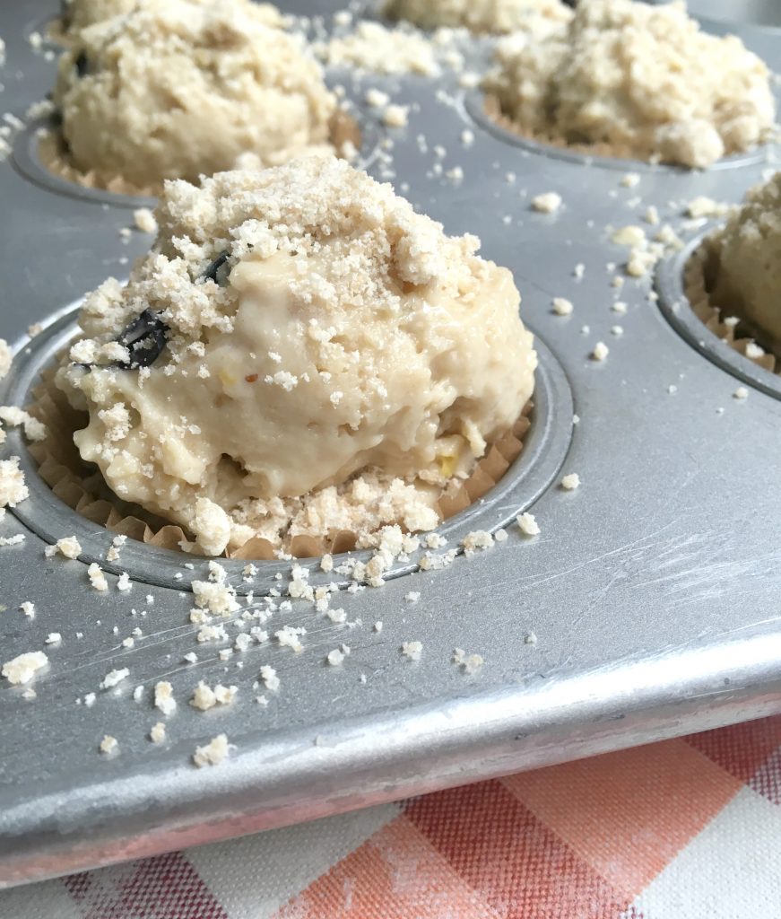 The Perfect Blueberry Crumble Muffin