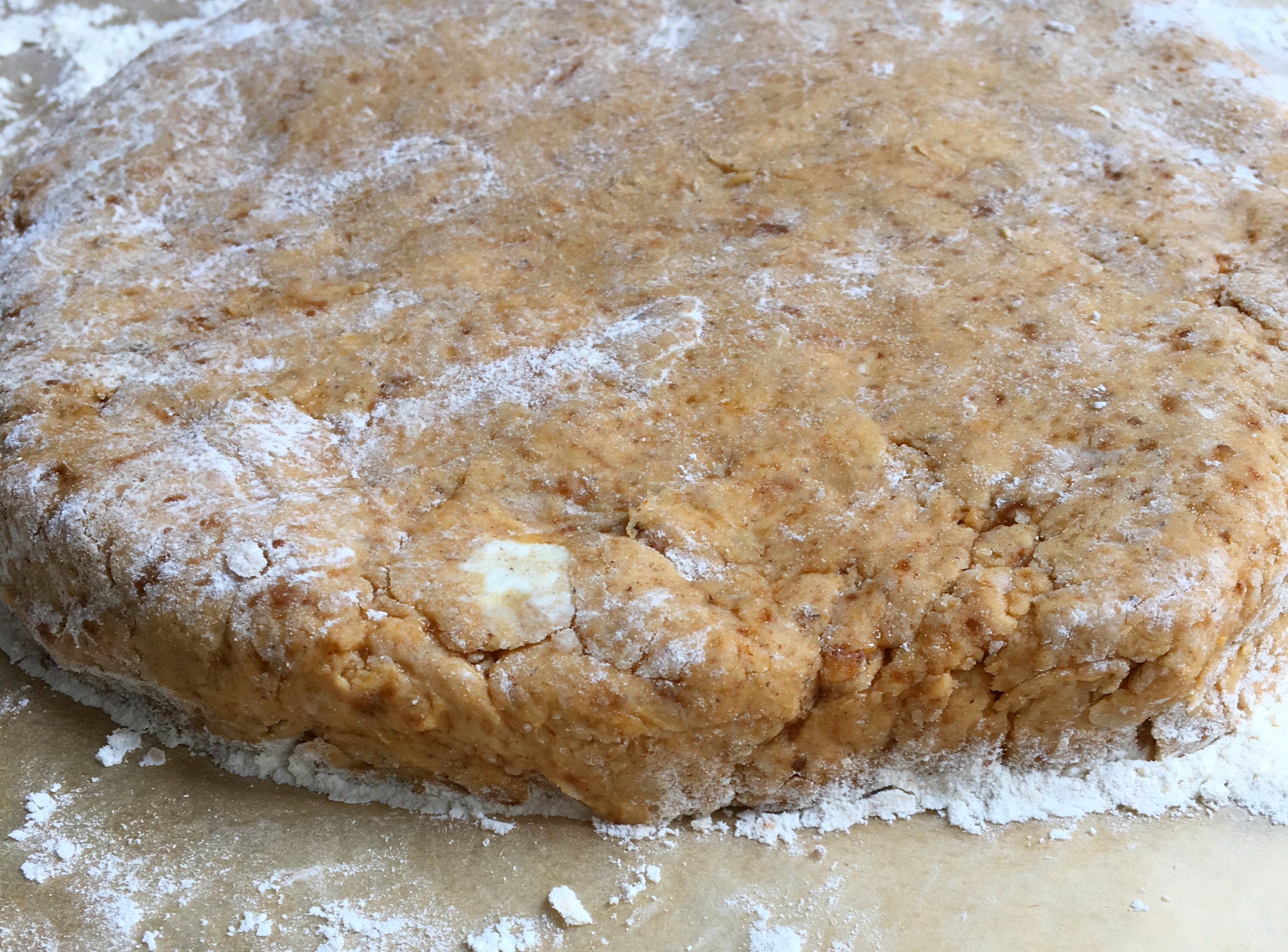 Pumpkin Scones with Maple Orange Glaze