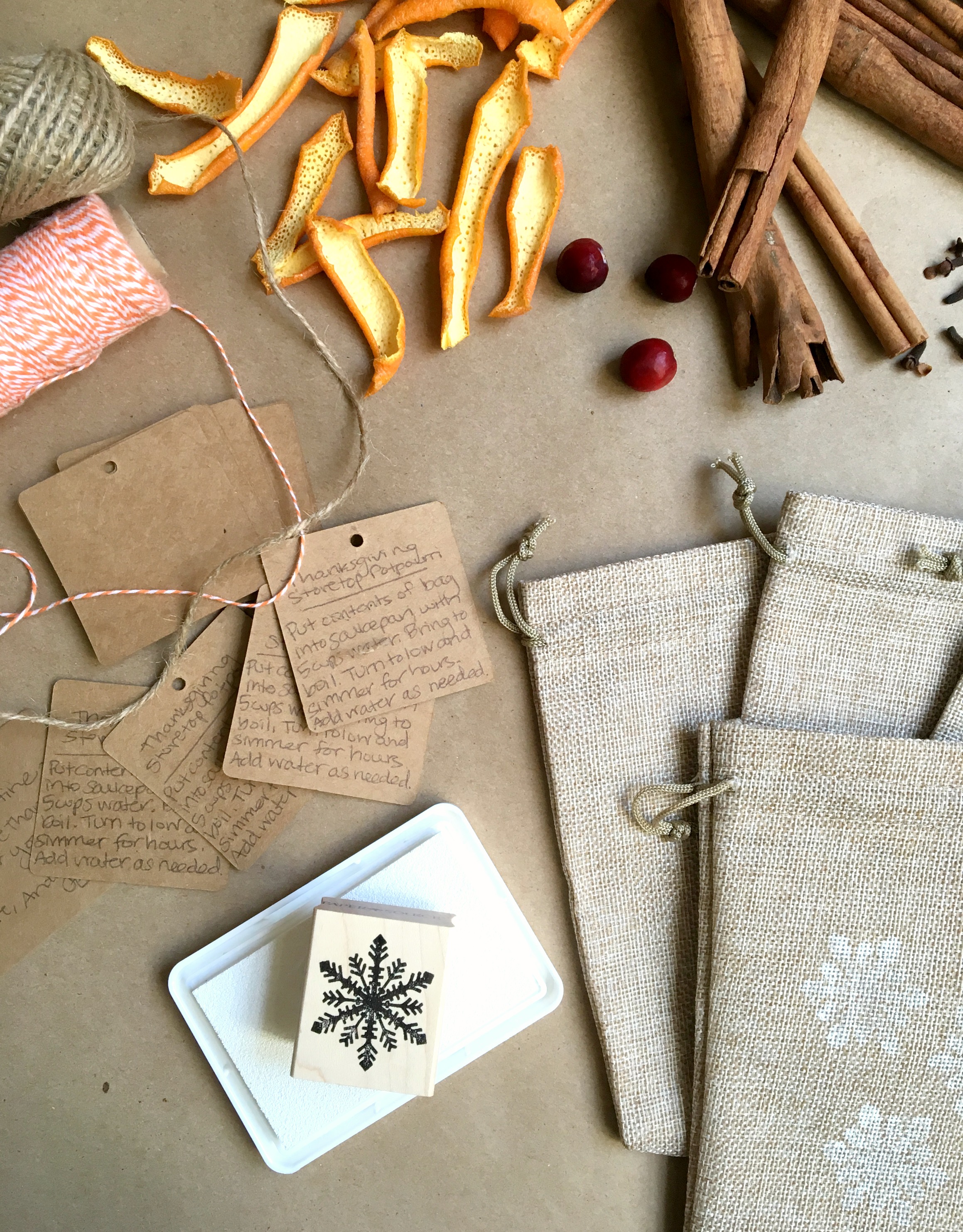 simple holiday stovetop potpourri