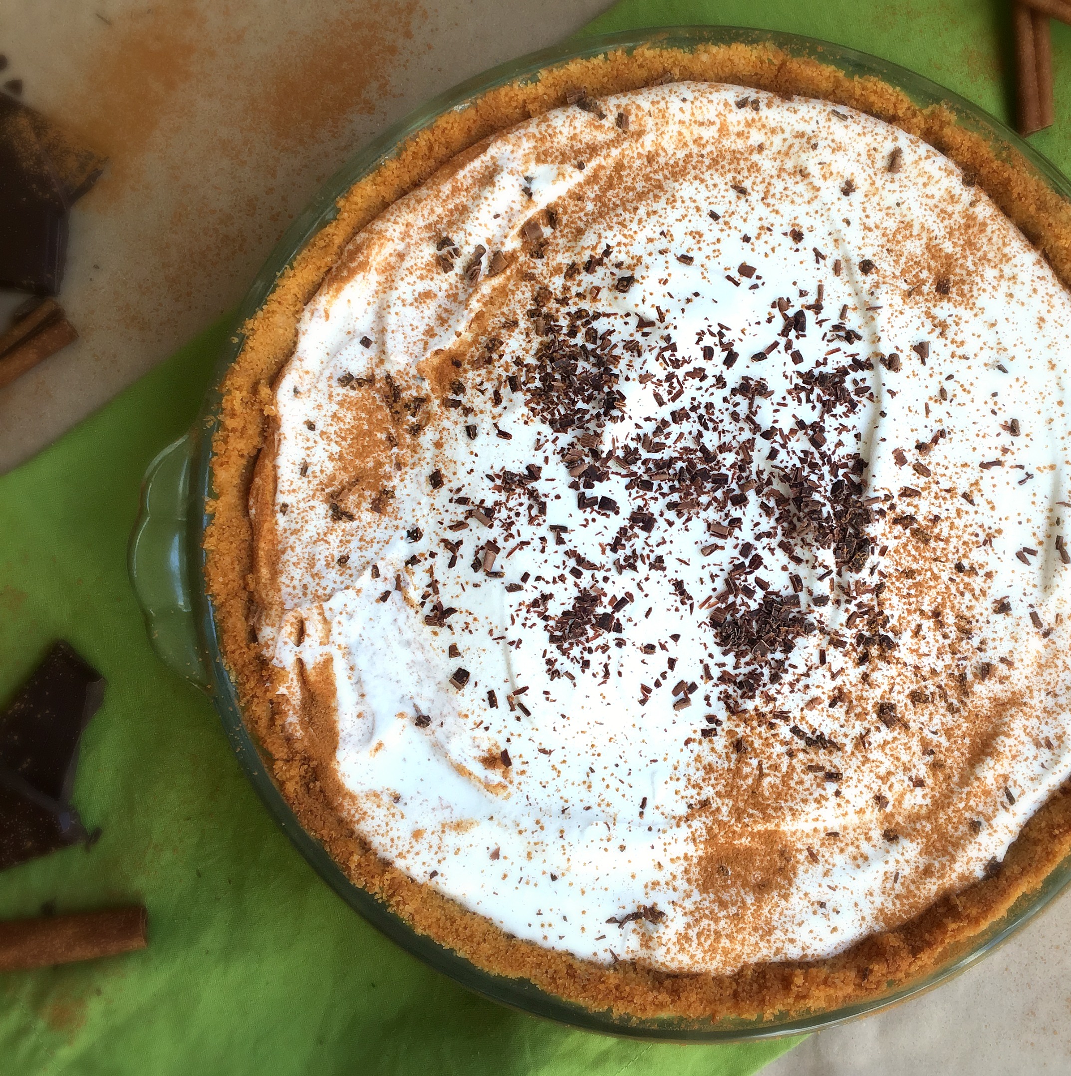 Spiced Chocolate Cream Pie