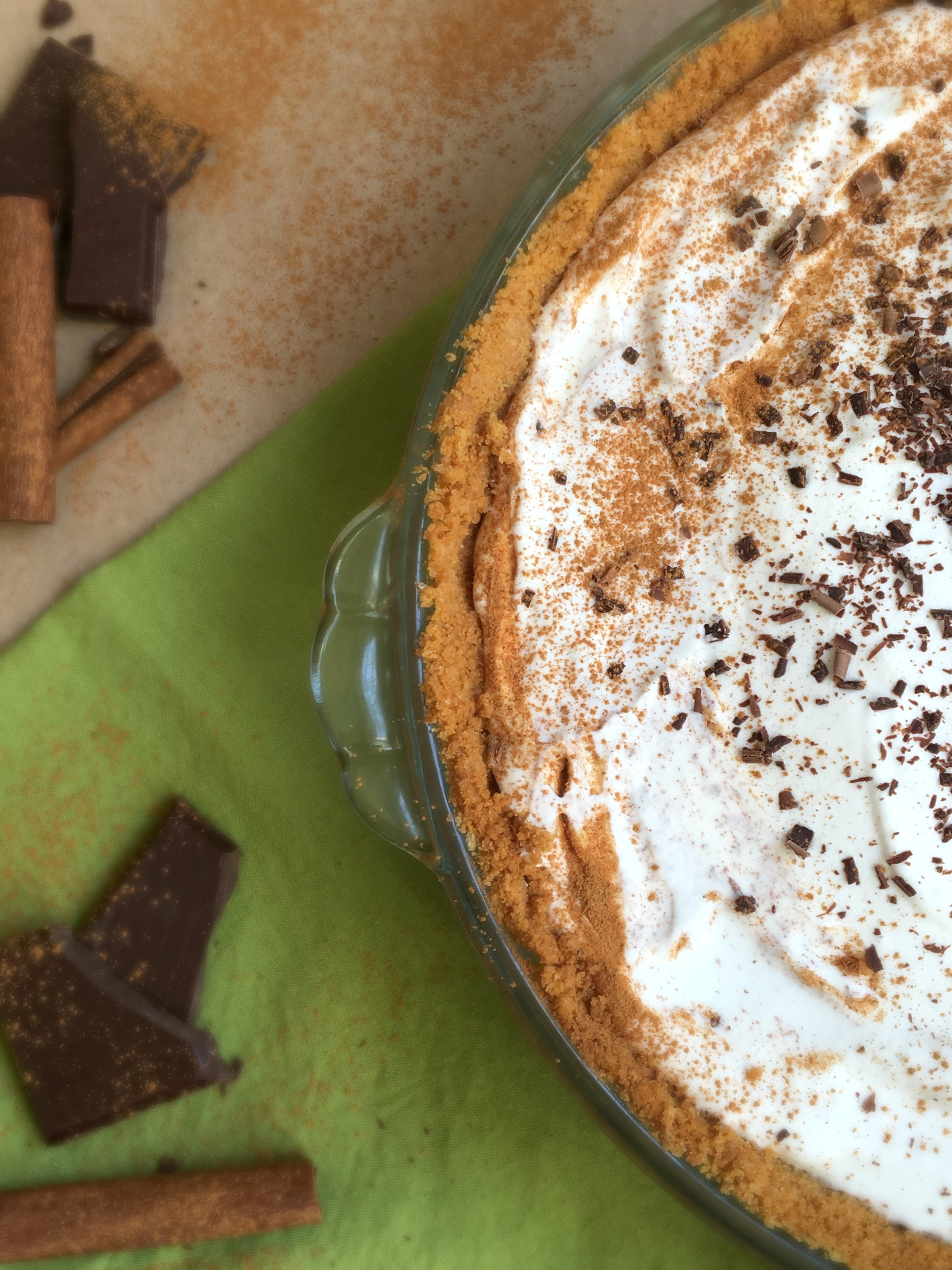 Spiced Chocolate Cream Pie