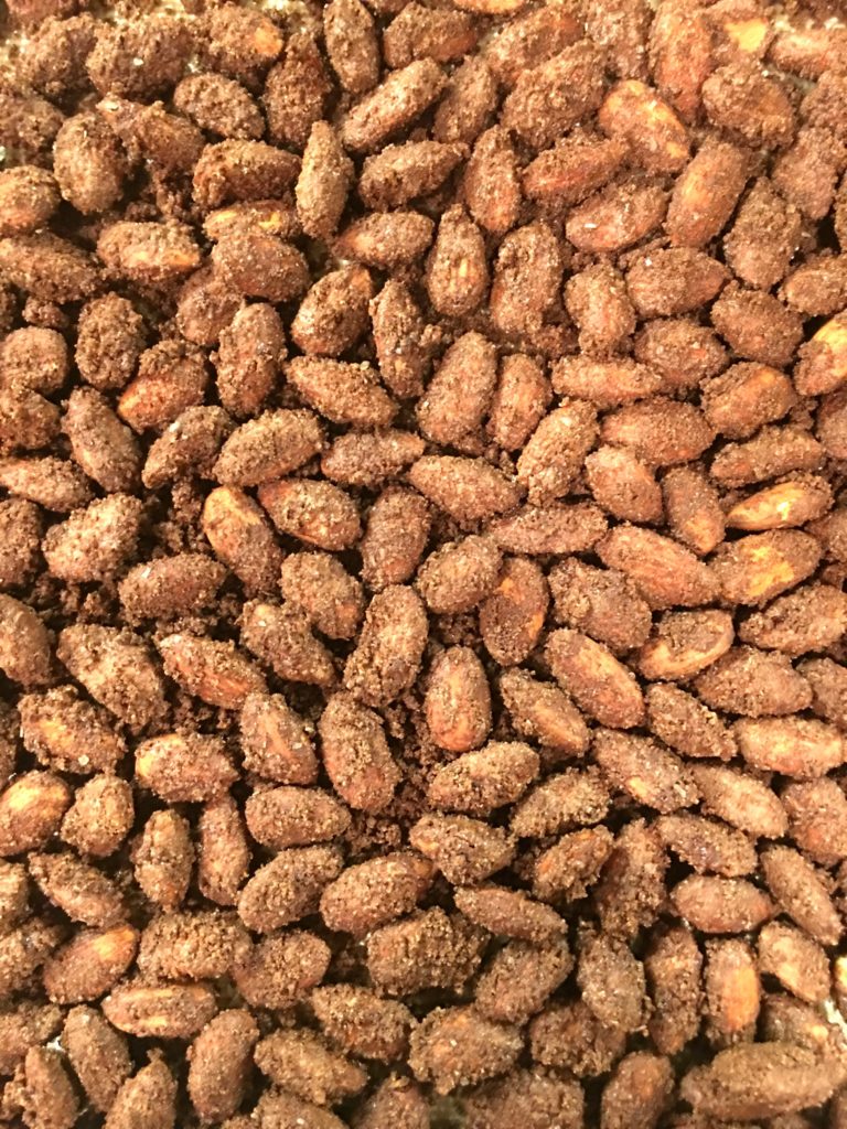 Spiced Chocolate Almonds