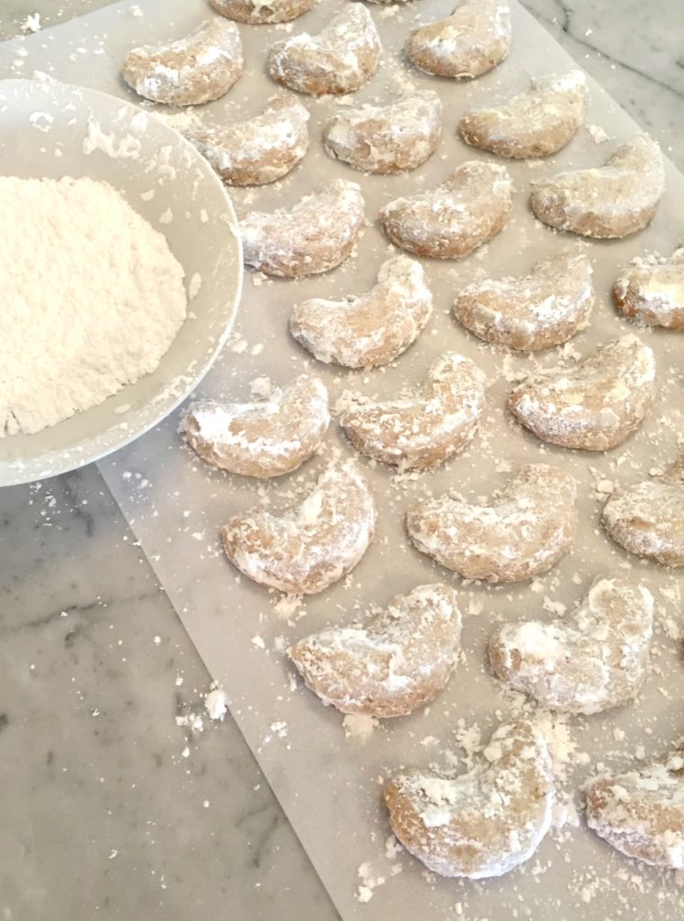 Pecan Crescent Cookies