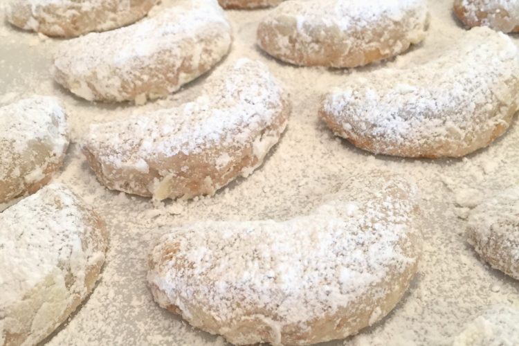 Pecan Crescent Cookies