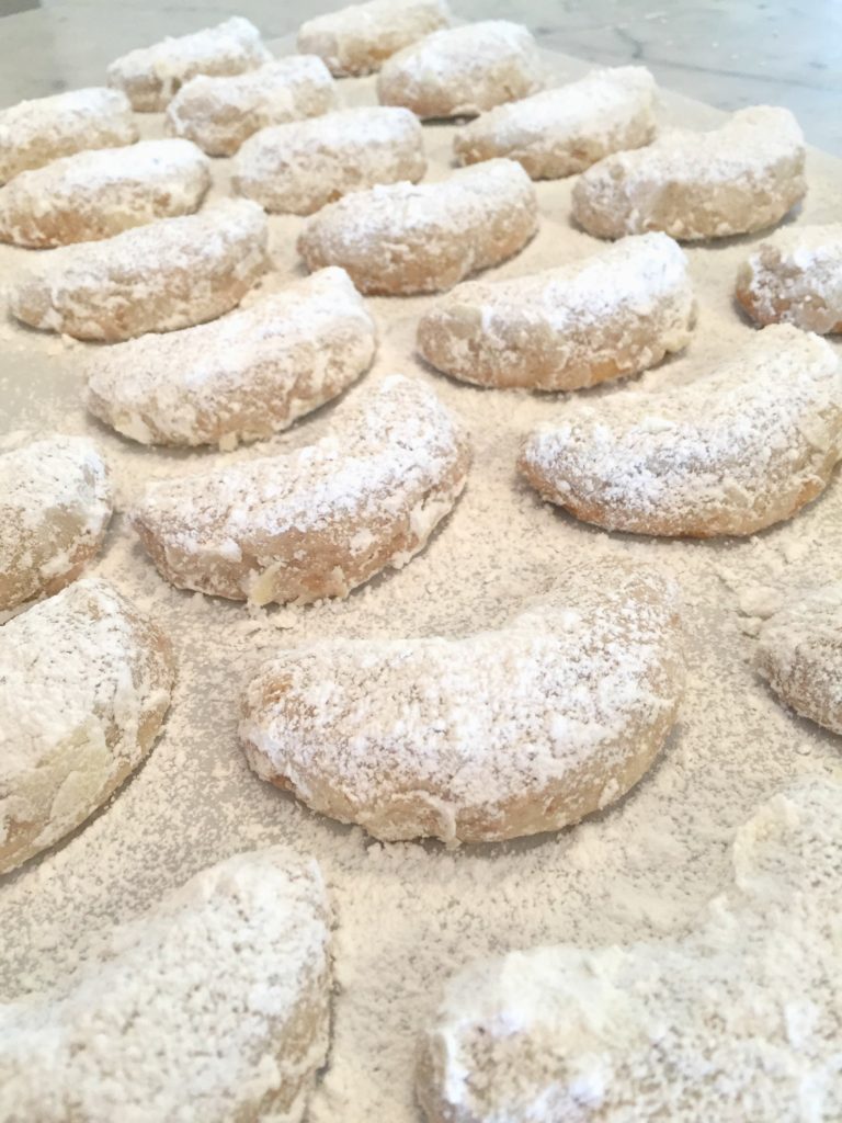 Pecan Crescent Cookies