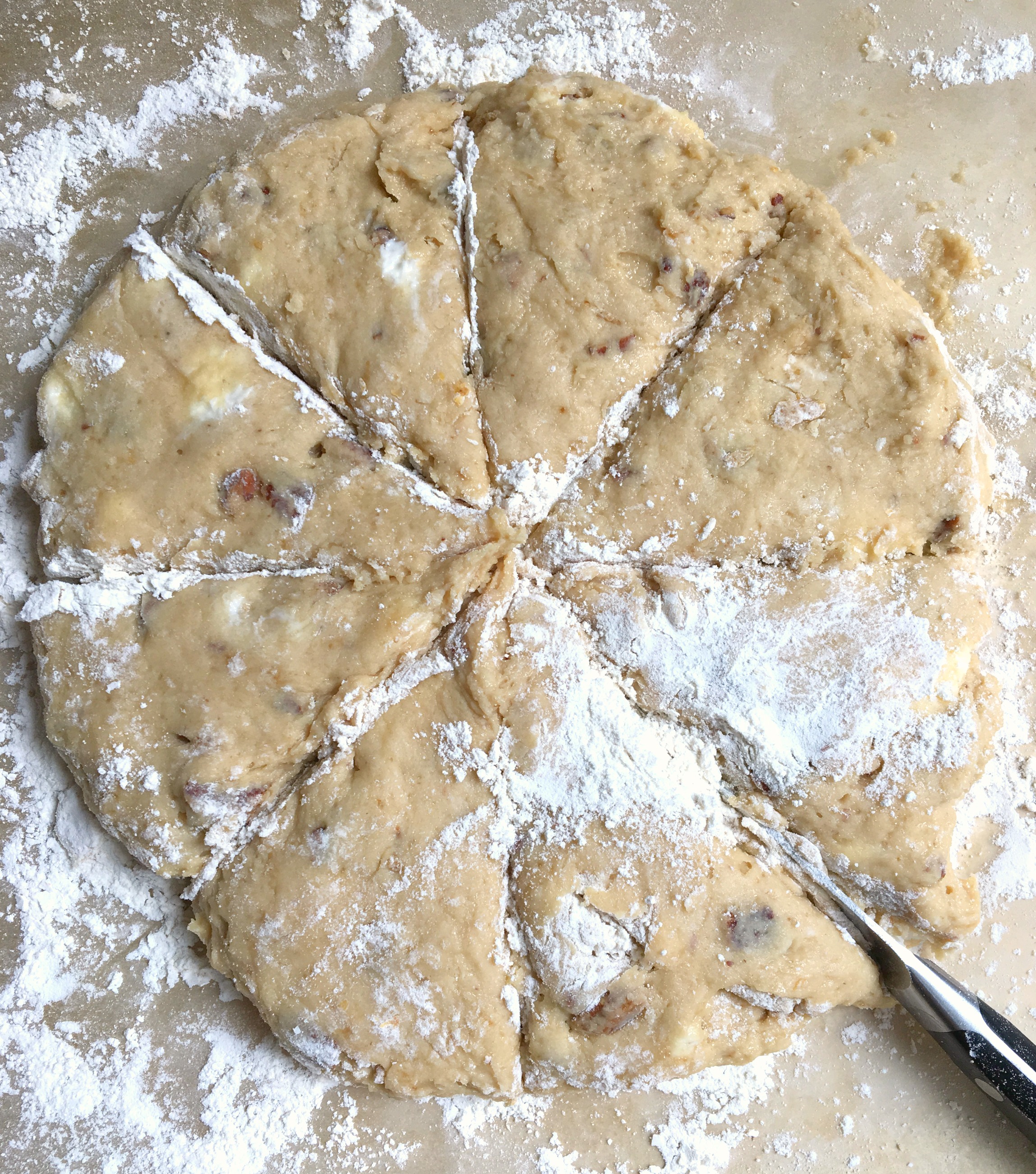 Glazed Maple Pecan Scone